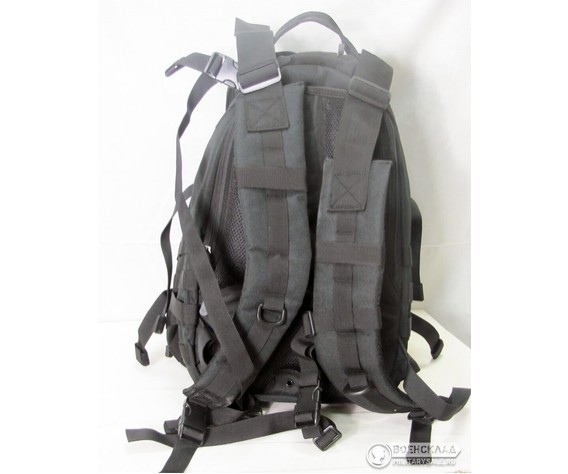 Фото: “Рюкзак чёрный с подсумком”, купить в интернет магазине