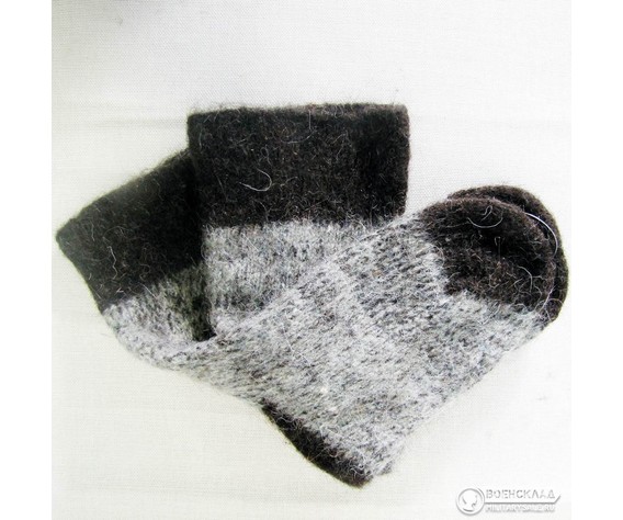 Фото: “Носки шерстяные серо-коричневые”, купить в интернет магазине