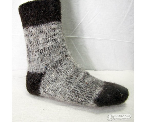 Фото: “Носки шерстяные серо-коричневые”, купить в интернет магазине
