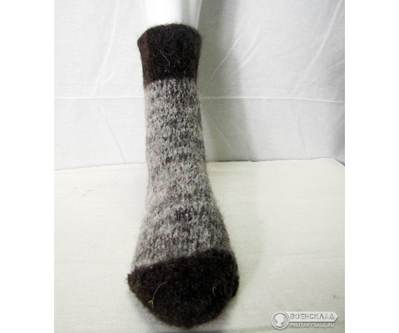 Фото: “Носки шерстяные серо-коричневые”, купить в интернет магазине