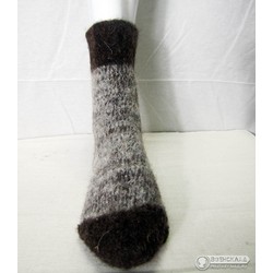 Фото: “Носки шерстяные серо-коричневые”