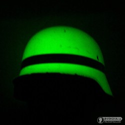 Фото: “Каска пожарного покрытая фосфором”