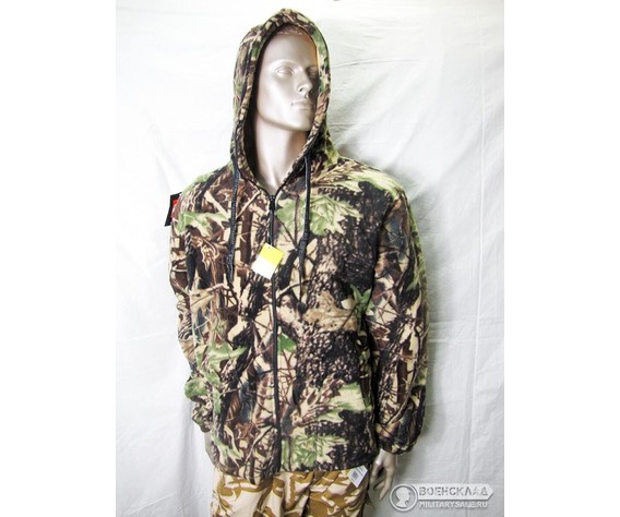 Фото: “Куртка флисовая камуфляж лес”, купить в интернет магазине