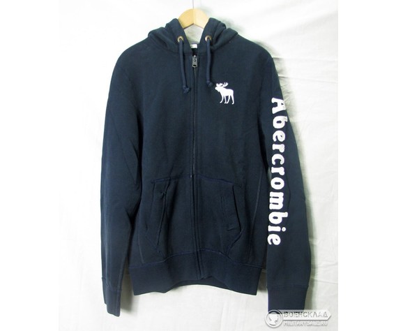 Фото: “Кофта с капюшоном Abercrombie & Fitch тёмно-синяя”, купить в интернет магазине