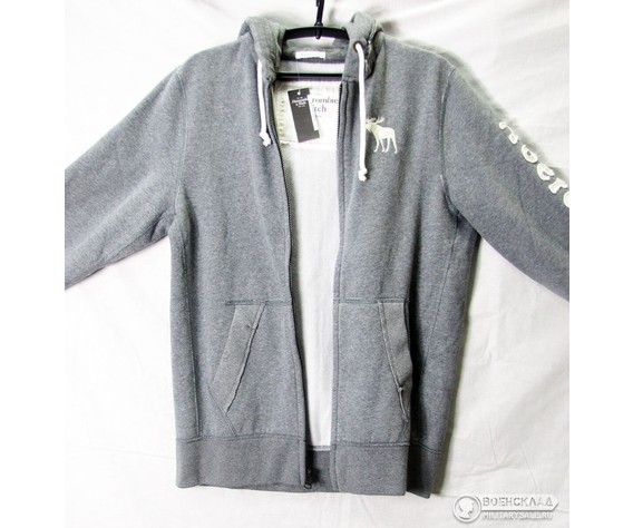 Фото: “Кофта с капюшоном Abercrombie & Fitch серая”, купить в интернет магазине