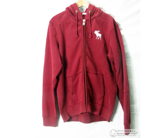 Фото: “Кофта с капюшоном Abercrombie & Fitch красная”, купить в интернет магазине