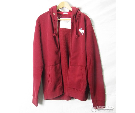 Фото: “Кофта с капюшоном Abercrombie & Fitch красная”, купить в интернет магазине