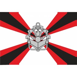 Фото: “Флаг Инженерных войск 130х90 см”, купить в интернет магазине