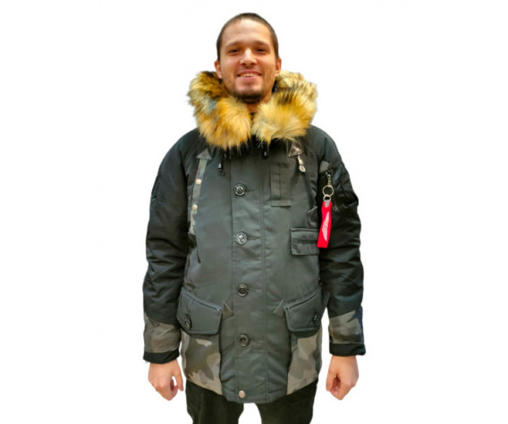 Фото: “Куртка Аляска Camo 7.26 Gear черн”, купить в интернет магазине