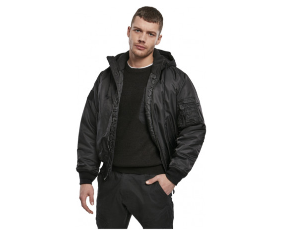 Фото: “Куртка Brandit MA1 Sweat Hooded Jacket 3150.2 черн”, купить в интернет магазине