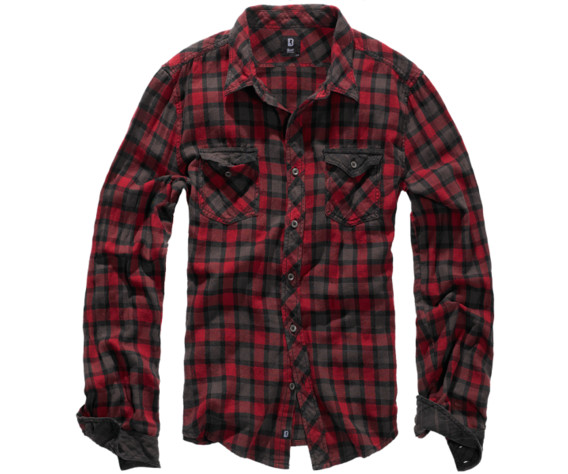 Фото: “Рубашка Brandit (красно/коричневая) 4016-84”, купить в интернет магазине