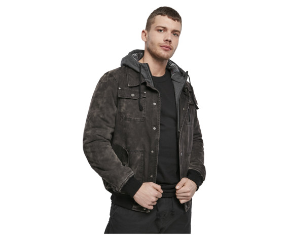 Фото: “Куртка Brandit Dayton Lacket+Sweathood black 3139.2”, купить в интернет магазине