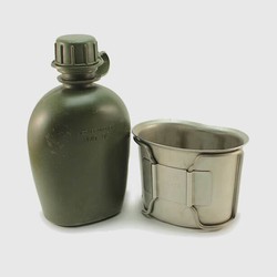 Фото: “Фляга армии Голландии с кружкой оригинал”, купить в интернет магазине