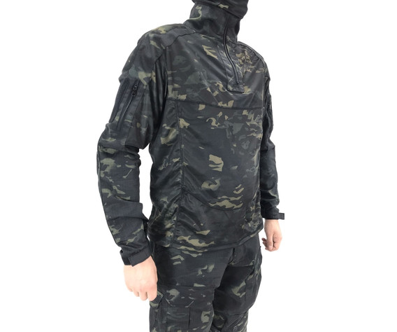 Фото: “Тактический костюм черный мультикам с наколенниками и налокотниками”, купить в интернет магазине
