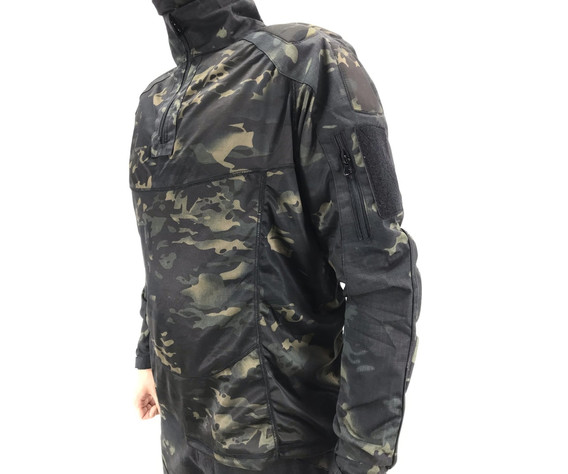 Фото: “Тактический костюм черный мультикам с наколенниками и налокотниками”, купить в интернет магазине