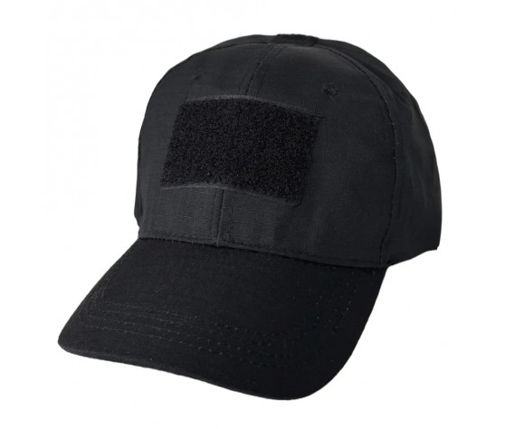 Фото: “Кепка ЧЕРНАЯ с велкро впереди”, купить в интернет магазине