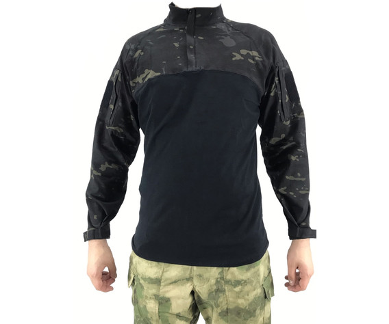 Фото: “Рубашка боевая чёрный мультикам”, купить в интернет магазине