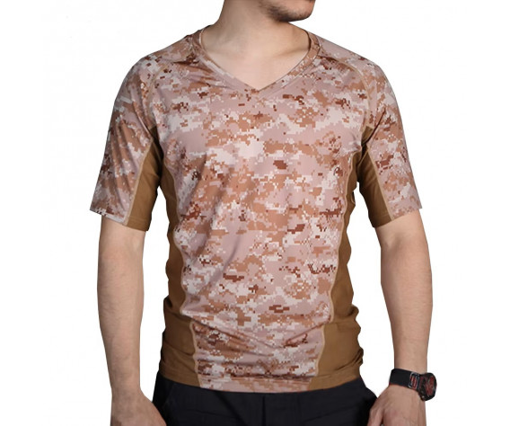 Фото: “Футболка Emersongear Base Layer Camo Running Shirt EM9167R1 песок (AOR1))”, купить в интернет магазине