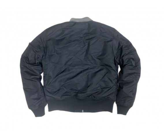 Фото: “Куртка Бомбер ALPHA с капюшоном ЧЕРНЫЙ”, купить в интернет магазине