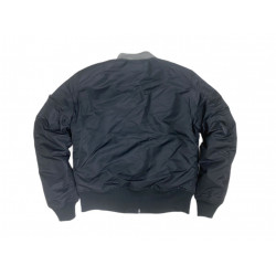 Фото: “Куртка Бомбер ALPHA с капюшоном ЧЕРНЫЙ”