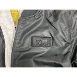 Фото: “Куртка Бомбер ALPHA с капюшоном ЧЕРНЫЙ”