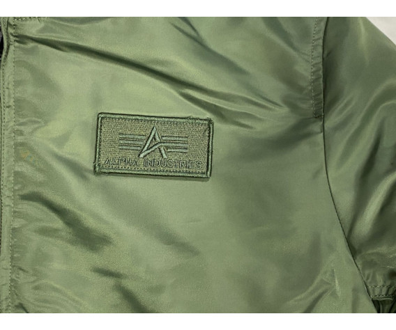 Фото: “Куртка Бомбер ALPHA с капюшоном ОЛИВА”, купить в интернет магазине