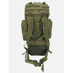 Фото: “Рюкзак тактический 70 литров с алюминиевым каркасом, зеленый камуфляж”
