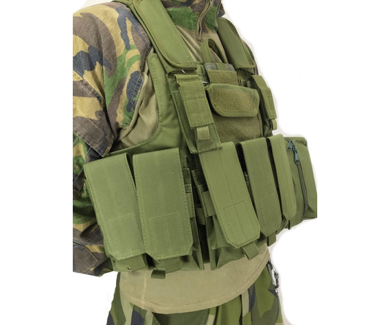 Фото: “Разгрузочный жилет CIRAS олива большой, с подсумками”, купить в интернет магазине