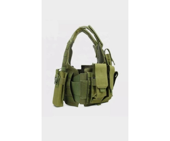 Фото: “Разгрузочный жилет CIRAS олива большой, с подсумками”, купить в интернет магазине