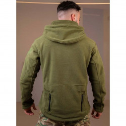 Фото: “Кофта флис SharkSkin с капюшоном ОЛИВА”