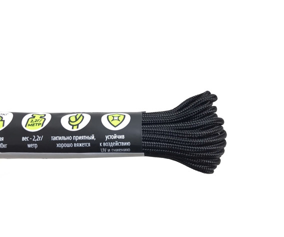 Фото: “Паракорд 275 (мини) CORD nylon 10М RUS black”, купить в интернет магазине