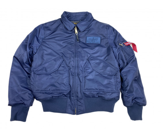 Фото: “Бомбер Alpha CWU 45/P Flight Jacket replica blue”, купить в интернет магазине