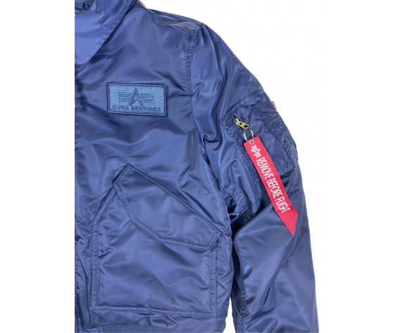 Фото: “Бомбер Alpha CWU 45/P Flight Jacket replica blue”, купить в интернет магазине