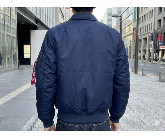 Фото: “Бомбер Alpha CWU 45/P Flight Jacket replica blue”, купить в интернет магазине