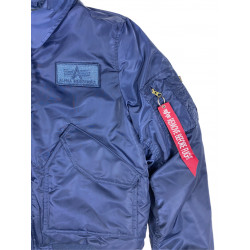 Фото: “Бомбер Alpha CWU 45/P Flight Jacket replica blue”