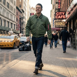 Фото: “Бомбер ALPHA CWU 45/P Flight jacket sage green”, купить в интернет магазине