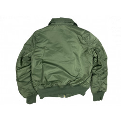 Фото: “Бомбер ALPHA CWU 45/P Flight jacket sage green”