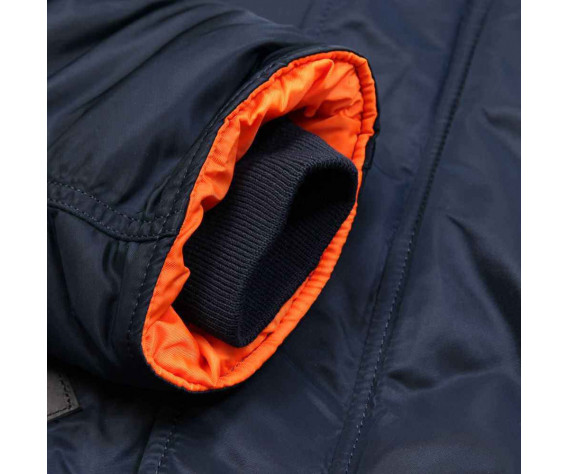 Фото: “Куртка ALPHA N-3B SLIM FIT REPLICA BLUE\ORANGE”, купить в интернет магазине