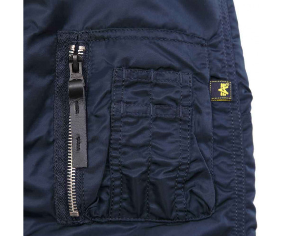 Фото: “Куртка ALPHA N-3B SLIM FIT REPLICA BLUE\ORANGE”, купить в интернет магазине