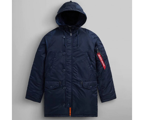 Фото: “Куртка ALPHA N-3B SLIM FIT REPLICA BLUE\ORANGE”, купить в интернет магазине