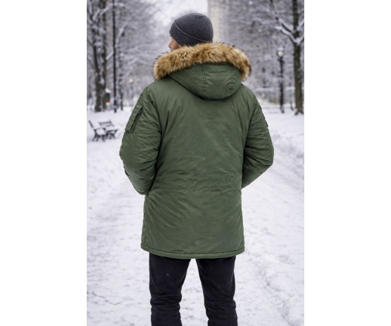 Фото: “Куртка Аляска Nord Denali Marshall Rifle, green orange, модель 2017,  M”, купить в интернет магазине