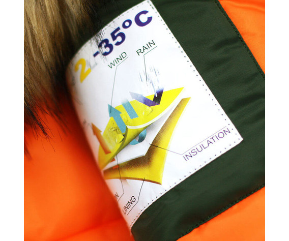 Фото: “Куртка Аляска Nord Denali Marshall Rifle, green orange, модель 2017,  M”, купить в интернет магазине