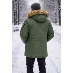 Фото: “Куртка Аляска Nord Denali Marshall Rifle, green orange, модель 2017,  M”