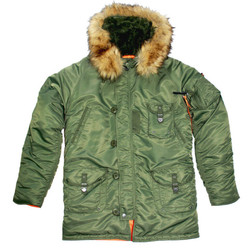 Фото: “Куртка Аляска Nord Denali Marshall Rifle, green orange, модель 2017,  M”, купить в интернет магазине
