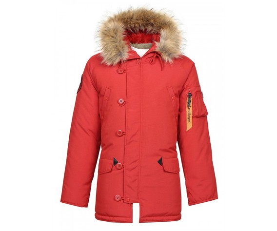 Фото: “Kуртка Аляска «N3B OXFORD APRICOT ORANGE» — EXTREME COLD WEATHER USAF PARKA”, купить в интернет магазине