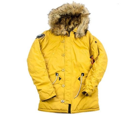 Фото: “Kуртка Аляска «N3B OXFORD APRICOT ORANGE» — EXTREME COLD WEATHER USAF PARKA”, купить в интернет магазине