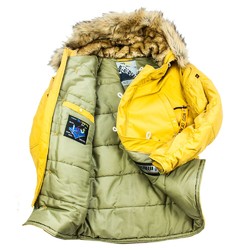 Фото: “Kуртка Аляска «N3B OXFORD APRICOT ORANGE» — EXTREME COLD WEATHER USAF PARKA”