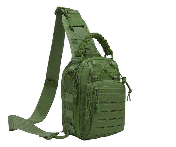 Фото: “Сумка тактическая однолямочная с паракордом ОЛИВА”, купить в интернет магазине