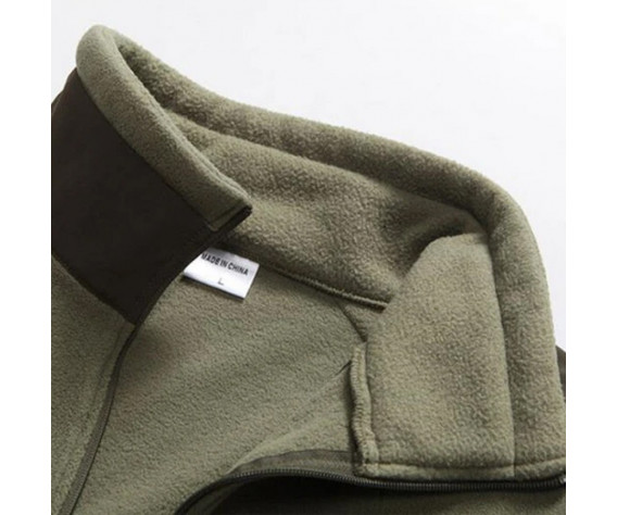 Фото: “Кофта флис SharkSkin без капюшона ОЛИВА”, купить в интернет магазине