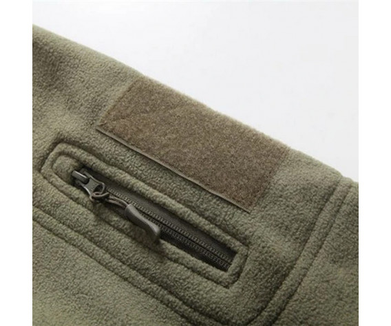 Фото: “Кофта флис SharkSkin без капюшона ОЛИВА”, купить в интернет магазине